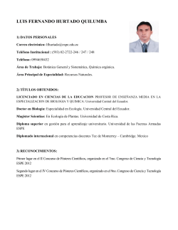 Dr. Hurtado Quilumba Fernando, Mg. Sc. - IASA 2