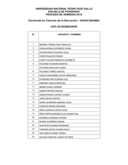 Doctorado en Ciencias de la Educaci&oacute;n
