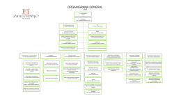 ORGANIGRAMA GENERAL 2012-2015
