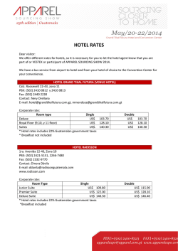 HOTEL RATES