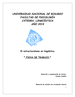 Ficha Estructuralismo en Ling&uuml;&iacute;s
