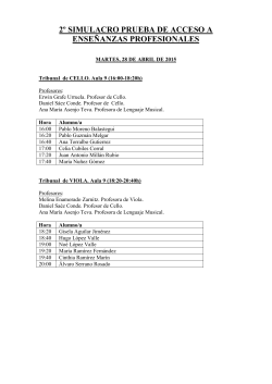 2º simulacro prueba de acceso a enseñanzas profesionales