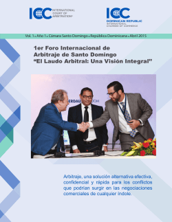 Newsletter ICC 2015 - Cámara de Comercio y Producción de Santo