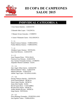 INDIVIDUAL CATEGORIA A