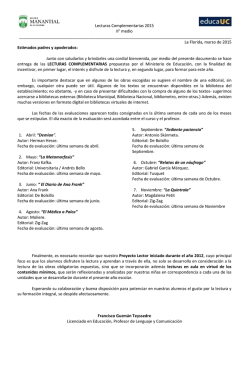 IIº medio 2014 - Colegio Manantial de La Florida