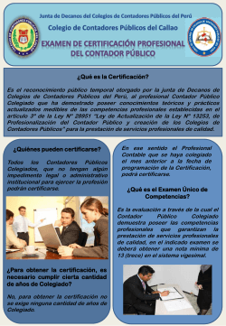 Presentación de PowerPoint - Colegio de Contadores Públicos del