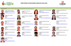 directorio de servidores p&uacute;blicos 2012-2015