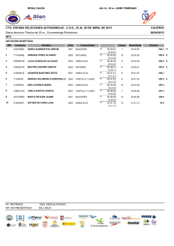 natacion – 50lf - CSD Extremadura