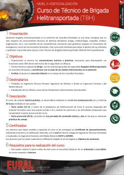 Gestionar brigadas helitransportadas en la extinción de incendios
