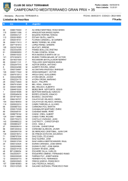 CAMPEONATO MEDITERRANEO GRAN PRIX + 35