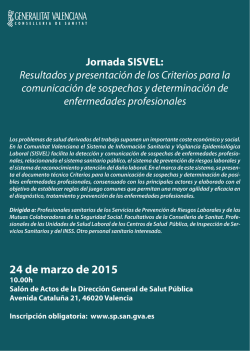 Documento - Asociaci&oacute;n de Medicina del Trabajo de la Comunidad