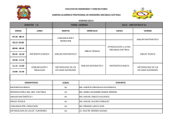 horas lunes martes mi&eacute;rcoles jueves viernes 07:30