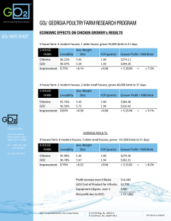 GO2 - Economic effects of GO2 on Growers