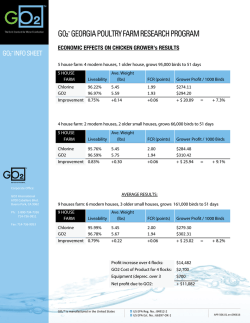 GO2 - Economic effects of GO2 on Growers