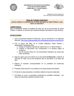 Guía de resumen