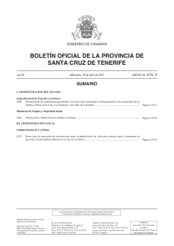 Boletín 055/2015, de fecha 29/4/2015
