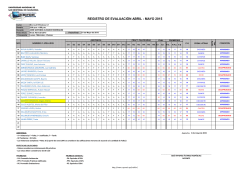 REGISTRO DE EVALUACIÓN ABRIL