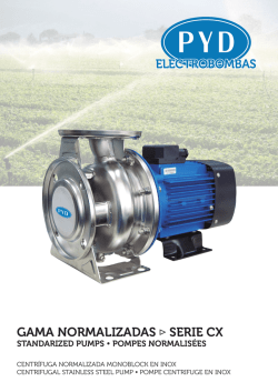 ficha t&eacute;cnica serie cx