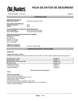 HOJA DE DATOS DE SEGURIDAD