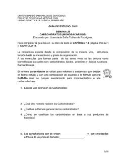 GUIA 25-2015 - QUIMICA 2015 Medicina, USAC