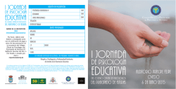 diptico jornada educativa 2015 - Colegio Oficial de Psic&oacute;logos del