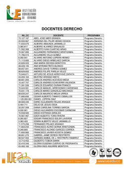 DOCENTES DERECHO
