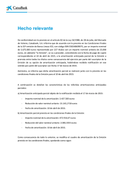 Hecho relevante