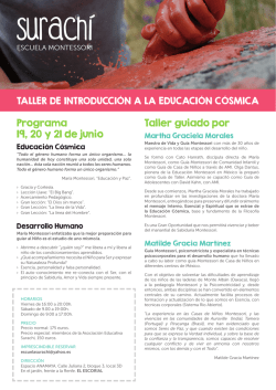 introducci&oacute;n a la educaci&oacute;n c&oacute;smica