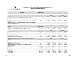 calendario-2015 - Escuela Superior Profesional INPAHU