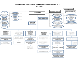 ORGANIGRAMA ESTRUCTURAL, ADMINISTRATIVO Y