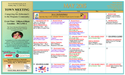 MAY 2015 - Caregiver SOS