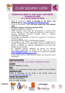 Torneo San Juan y San Pedro 2015 - Normativa