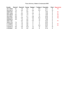 Física Atómica y Materia Condensada 8865
