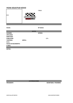 Ficha alta Motor Club Canyelles