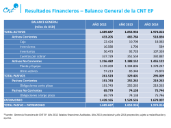 Balance General CNT EP 2014
