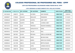 documento pdf - Colegio de Profesores Del Per&uacute;