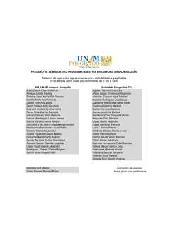 INB, UNAM campus Juriquilla Unidad de Posgrados C.U. Adán