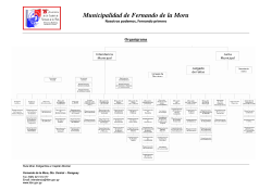 Organigrama - Municipalidad de Fernando de la Mora