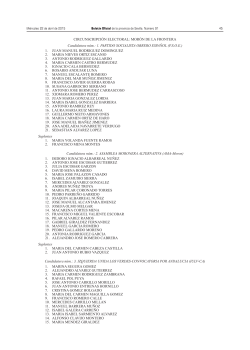 listas elecciones municipales 2015
