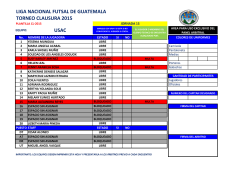 USAC - Futsal de Guatemala