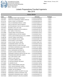 Listado Preparadores Facultad Ingeniería Mar 2015