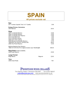spain - Penistone Wine Cellars