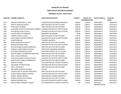 Planilla Actualizada Mayo 2015 Gastos de Representación