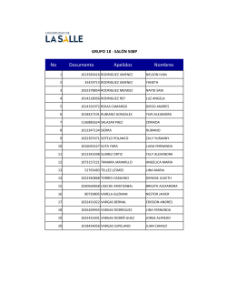 No Documento Apelidos Nombres