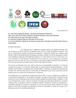 Carta ONGs Academia paraquat Mexico - RAP-AL