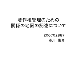 著作権記述について