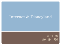 Internet & Disneyland