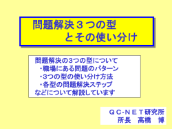 QCサークルの基本