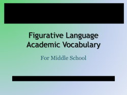 Figurative Language