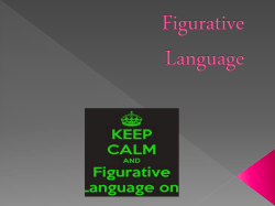 Figurative Language - Robert Frost Junior High